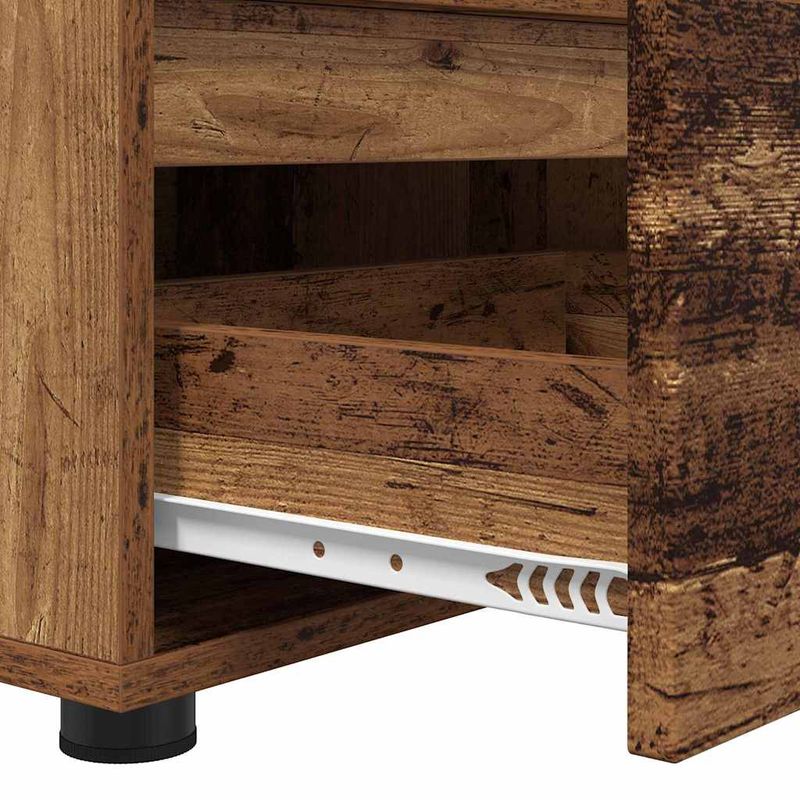 Casa si Gradina - Mobilier - Comode si corpuri - Comode - Cabinet TV cu sertar Lemn Vechi 100 x 48 x 43 cm Lemn compozit - Infinity.ro