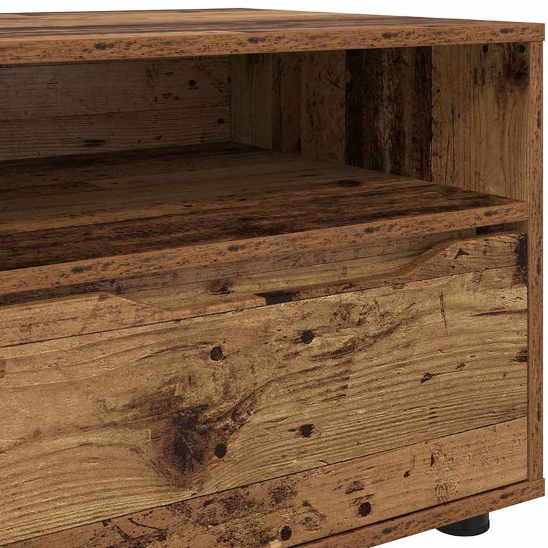 Casa si Gradina - Mobilier - Comode si corpuri - Comode - Cabinet TV cu sertar Lemn Vechi 100 x 48 x 43 cm Lemn compozit - Infinity.ro