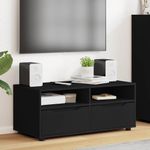 Casa si Gradina - Mobilier - Comode si corpuri - Comode - Cabinet TV cu sertar Negru 100 x 48 x 43 cm Lemn compozit - Infinity.ro