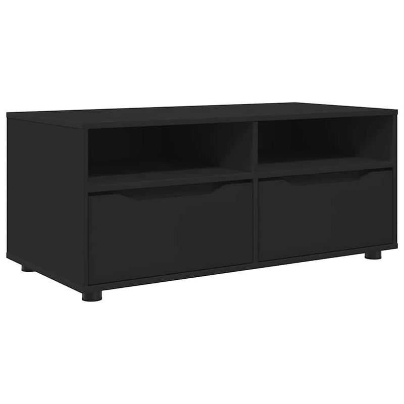 Casa si Gradina - Mobilier - Comode si corpuri - Comode - Cabinet TV cu sertar Negru 100 x 48 x 43 cm Lemn compozit - Infinity.ro