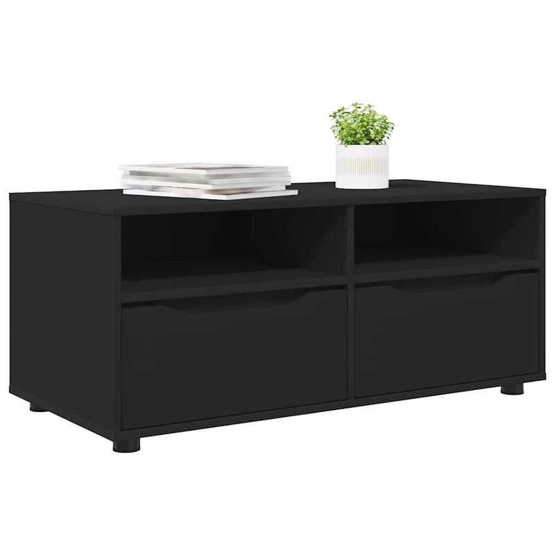 Casa si Gradina - Mobilier - Comode si corpuri - Comode - Cabinet TV cu sertar Negru 100 x 48 x 43 cm Lemn compozit - Infinity.ro