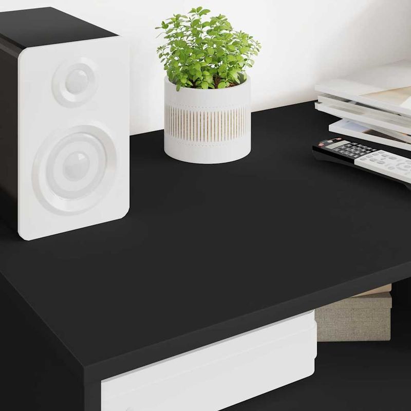 Casa si Gradina - Mobilier - Comode si corpuri - Comode - Cabinet TV cu sertar Negru 100 x 48 x 43 cm Lemn compozit - Infinity.ro