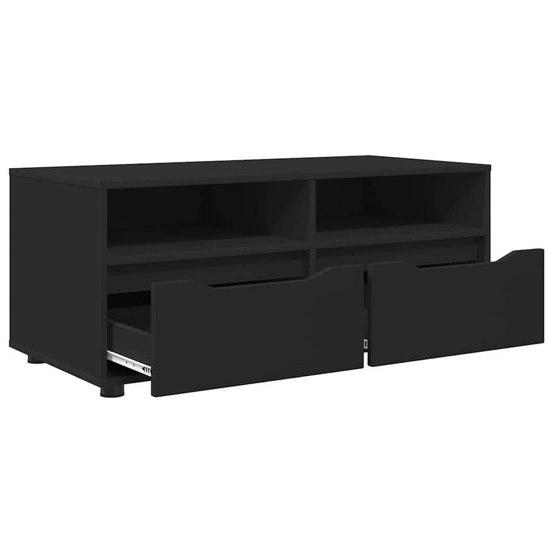 Casa si Gradina - Mobilier - Comode si corpuri - Comode - Cabinet TV cu sertar Negru 100 x 48 x 43 cm Lemn compozit - Infinity.ro