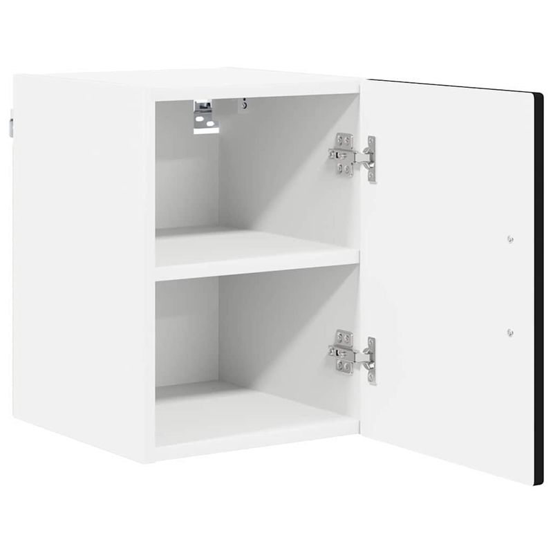 Casa si Gradina - Mobilier - Comode si corpuri - Corpuri bucatarie - Dulap suspendat de bucatarie cu usa 2 pcs Negru 30 x 31 x 40 cm - Infinity.ro