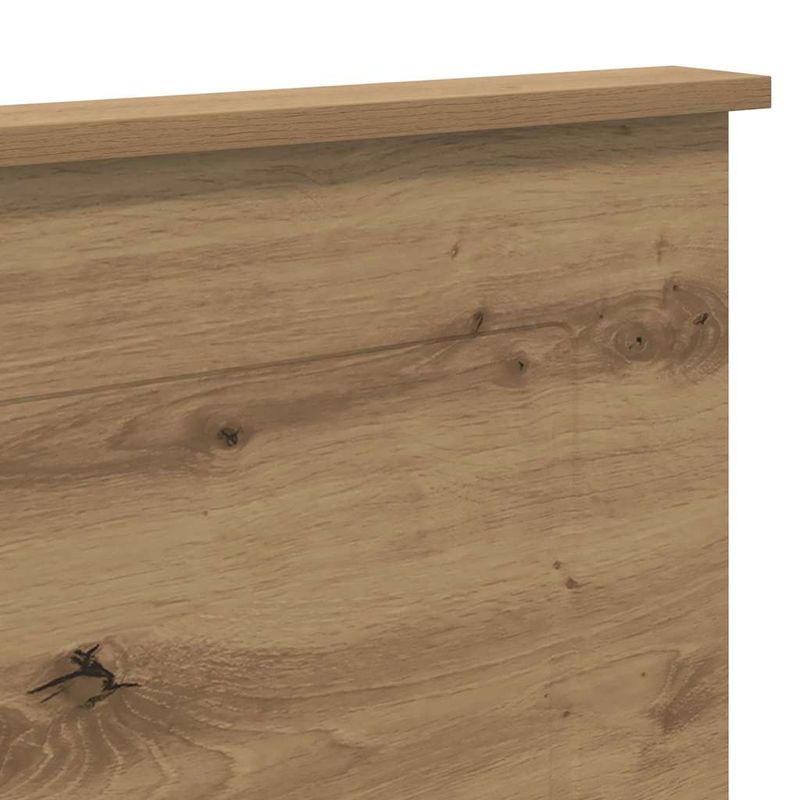 Casa si Gradina - Mobilier - Paturi si accesorii - Accesorii paturi - Tablie de pat cu aripioare negru 163x23x78/88 cm textil - Infinity.ro
