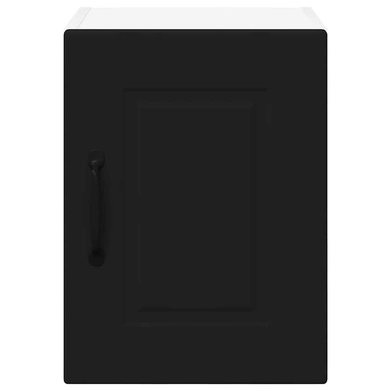 Casa si Gradina - Mobilier - Comode si corpuri - Corpuri bucatarie - Dulap suspendat de bucatarie cu usa 2 pcs Negru 30 x 31 x 40 cm - Infinity.ro