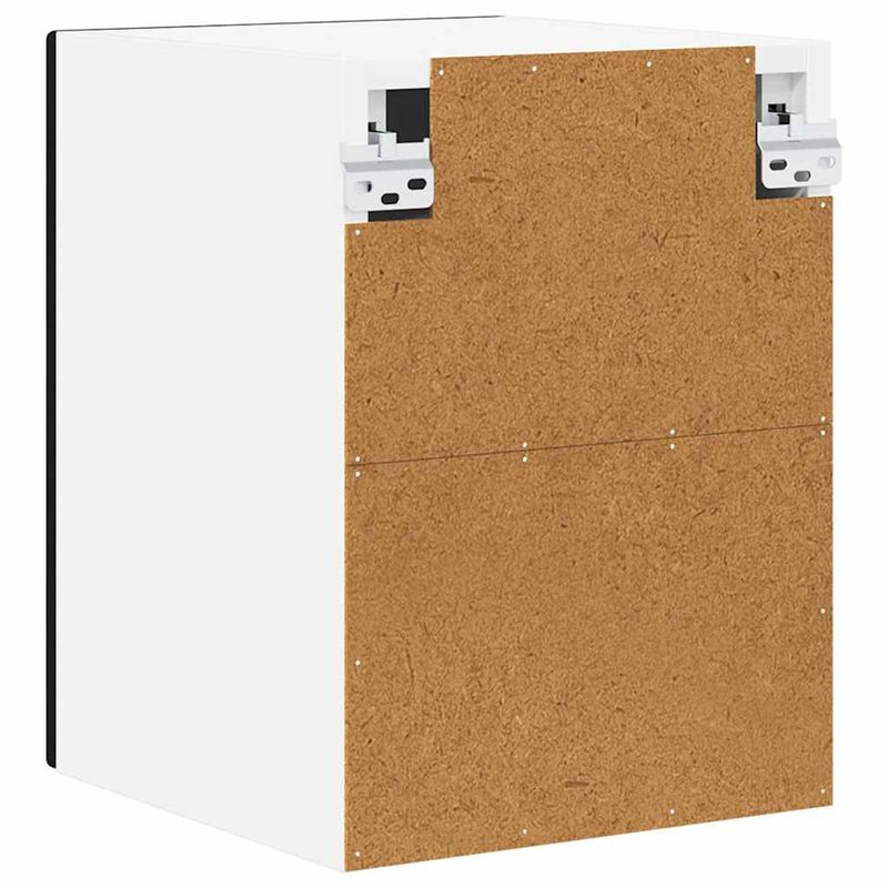 Casa si Gradina - Mobilier - Comode si corpuri - Corpuri bucatarie - Dulap suspendat de bucatarie cu usa 2 pcs Negru 30 x 31 x 40 cm - Infinity.ro