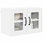 Casa si Gradina - Mobilier - Comode si corpuri - Corpuri bucatarie - Dulap suspendat de bucatarie 2 pcs Alb lucios 60 x 31 x 40 cm - Infinity.ro