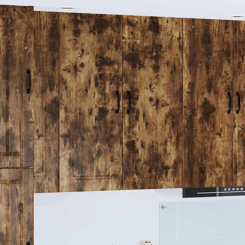 Casa si Gradina - Mobilier - Comode si corpuri - Corpuri bucatarie - Dulap suspendat de bucatarie Stejar fumuriu 40 x 31 x 100 cm - Infinity.ro