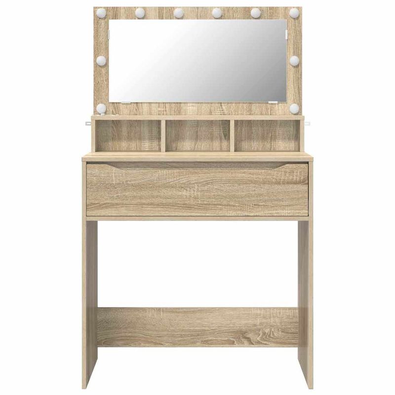 Casa si Gradina - Mobilier - Comode si corpuri - Masute de toaleta - Mese de toaleta pentru dormitor cu sertar Stejar Sonoma - Infinity.ro
