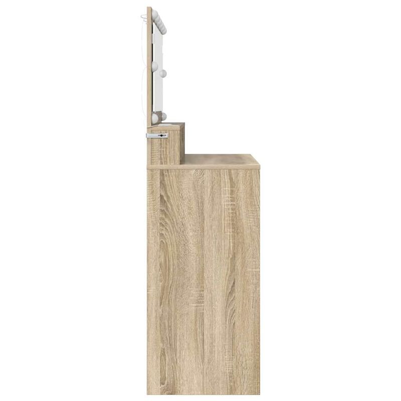 Casa si Gradina - Mobilier - Comode si corpuri - Masute de toaleta - Mese de toaleta pentru dormitor cu sertar Stejar Sonoma - Infinity.ro