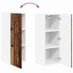 Casa si Gradina - Mobilier - Comode si corpuri - Corpuri bucatarie - Dulap suspendat de bucatarie cu raft Lemn Vechi 30 x 31 x 80 cm - Infinity.ro