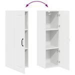 Casa si Gradina - Mobilier - Comode si corpuri - Corpuri bucatarie - Dulap suspendat de bucatarie cu usa Alb lucios 30 x 31 x 100 cm - Infinity.ro