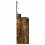Casa si Gradina - Mobilier - Comode si corpuri - Masute de toaleta - Mese de toaleta pentru dormitor cu sertar Stejar fumuriu - Infinity.ro