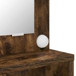 Casa si Gradina - Mobilier - Comode si corpuri - Masute de toaleta - Mese de toaleta pentru dormitor cu sertar Stejar fumuriu - Infinity.ro