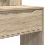 Casa si Gradina - Mobilier - Comode si corpuri - Masute de toaleta - Mese de toaleta pentru dormitor cu sertar cu raft Stejar Sonoma - Infinity.ro