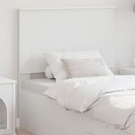 Casa si Gradina - Mobilier - Paturi si accesorii - Accesorii paturi - Tablie cu dulap si LED, alb, 180x16,5x103,5 cm - Infinity.ro