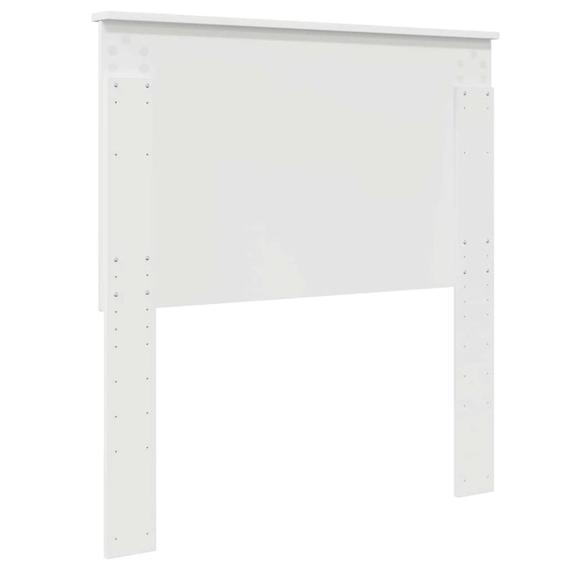 Casa si Gradina - Mobilier - Paturi si accesorii - Accesorii paturi - Tablie cu dulap si LED, alb, 180x16,5x103,5 cm - Infinity.ro