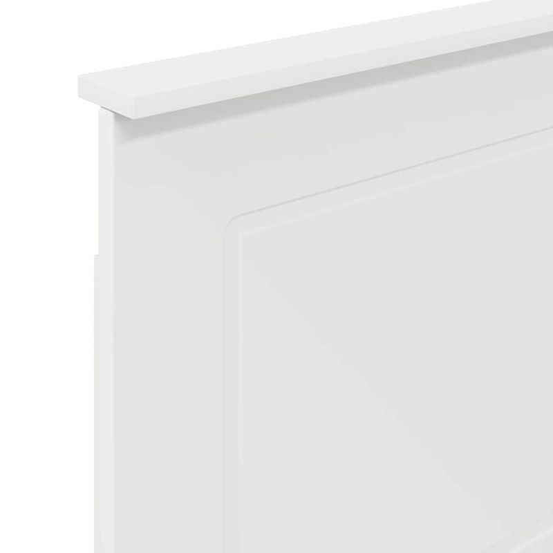 Casa si Gradina - Mobilier - Paturi si accesorii - Accesorii paturi - Tablie cu dulap si LED, alb, 180x16,5x103,5 cm - Infinity.ro