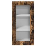 Casa si Gradina - Mobilier - Comode si corpuri - Corpuri bucatarie - Dulap suspendat de bucatarie cu raft 2 pcs Stejar fumuriu - Infinity.ro