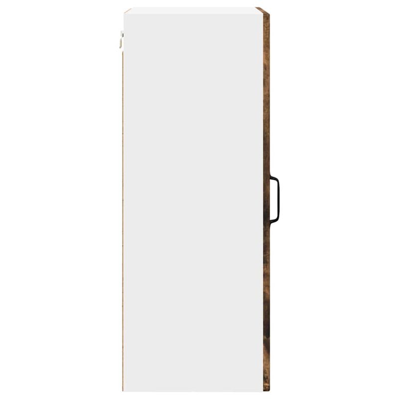 Casa si Gradina - Mobilier - Comode si corpuri - Corpuri bucatarie - Dulap suspendat de bucatarie cu raft 2 pcs Stejar fumuriu - Infinity.ro