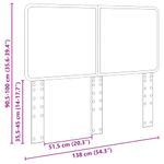 Casa si Gradina - Mobilier - Paturi si accesorii - Accesorii paturi - Tablie cu Noptiera cu sertar 3 pcs Lemn Vechi Lemn compozit - Infinity.ro