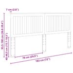 Casa si Gradina - Mobilier - Paturi si accesorii - Accesorii paturi - Tablie de pat cu aripioare roz 163x23x78/88 cm catifea - Infinity.ro