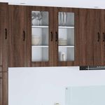 Casa si Gradina - Mobilier - Comode si corpuri - Corpuri bucatarie - Dulap suspendat de bucatarie Stejar inchis 40 x 31 x 80 cm - Infinity.ro