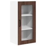 Casa si Gradina - Mobilier - Comode si corpuri - Corpuri bucatarie - Dulap suspendat de bucatarie Stejar inchis 40 x 31 x 80 cm - Infinity.ro
