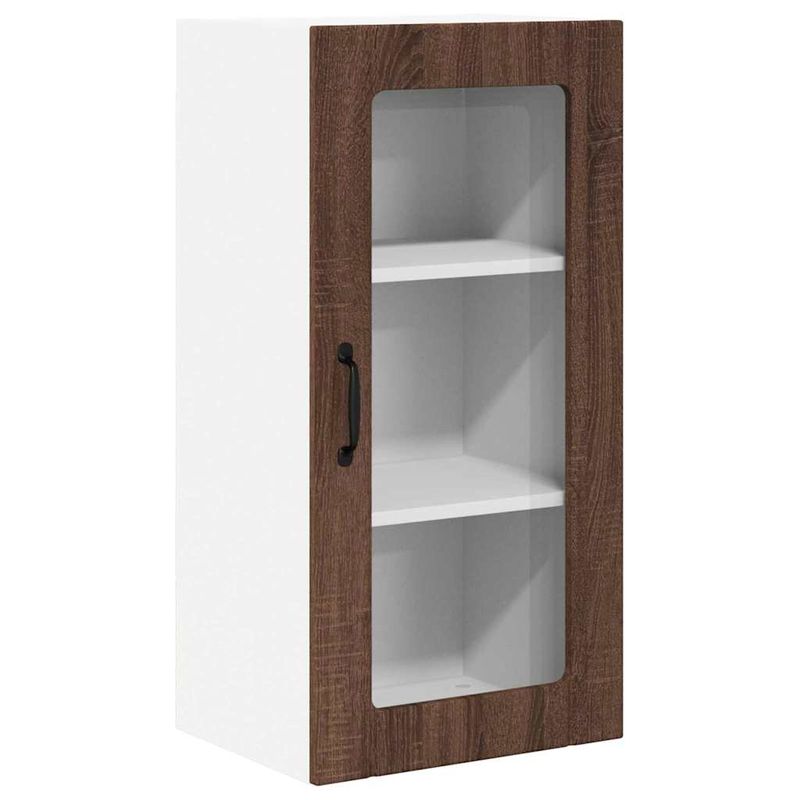 Casa si Gradina - Mobilier - Comode si corpuri - Corpuri bucatarie - Dulap suspendat de bucatarie Stejar inchis 40 x 31 x 80 cm - Infinity.ro