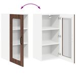 Casa si Gradina - Mobilier - Comode si corpuri - Corpuri bucatarie - Dulap suspendat de bucatarie Stejar inchis 40 x 31 x 80 cm - Infinity.ro