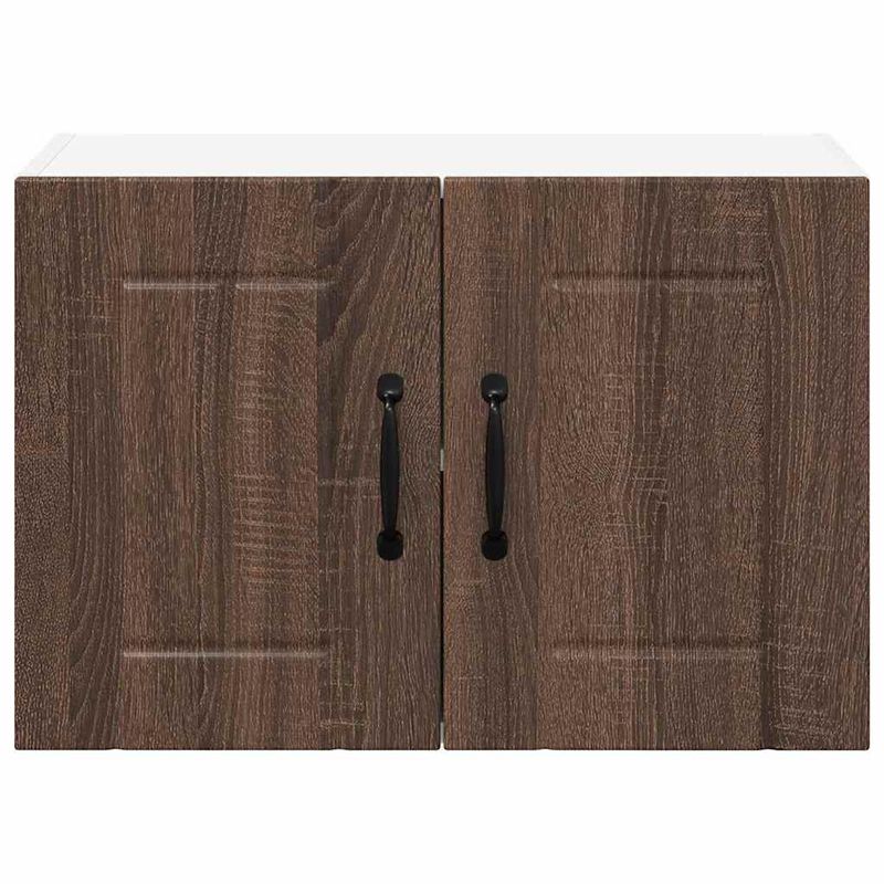 Casa si Gradina - Mobilier - Comode si corpuri - Corpuri bucatarie - Dulapuri de perete pentru bucatarie cu raft 2 pcs Stejar inchis - Infinity.ro