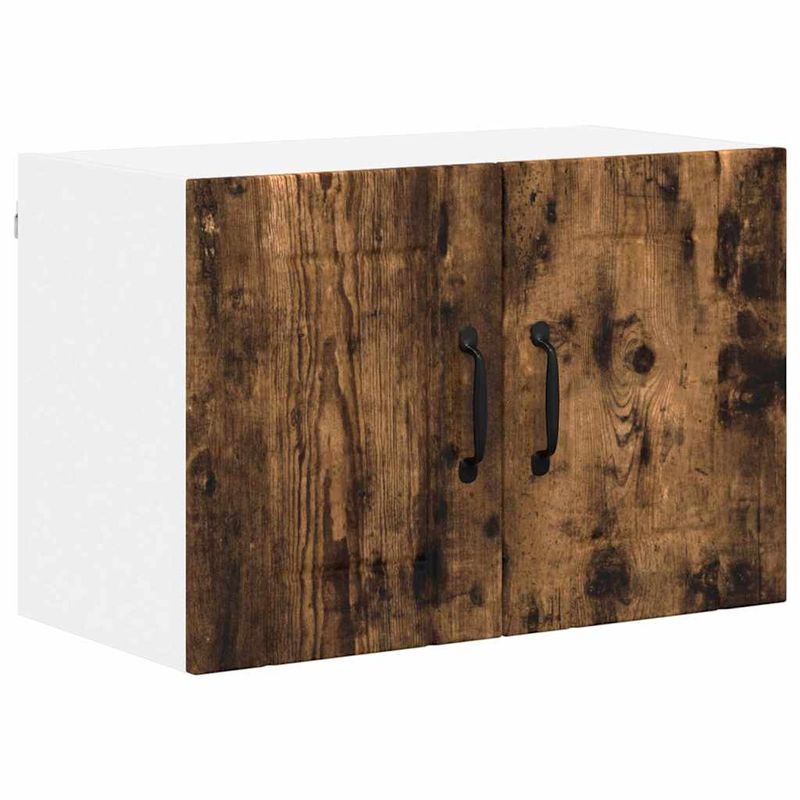 Casa si Gradina - Mobilier - Comode si corpuri - Corpuri bucatarie - Dulapuri de perete pentru bucatarie cu usa 2 pcs Stejar fumuriu - Infinity.ro