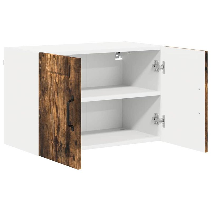Casa si Gradina - Mobilier - Comode si corpuri - Corpuri bucatarie - Dulapuri de perete pentru bucatarie cu usa 2 pcs Stejar fumuriu - Infinity.ro