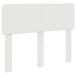 Casa si Gradina - Mobilier - Paturi si accesorii - Accesorii paturi - Tablie cu LED-uri, crem, 160x5x118/128 cm, piele ecologica - Infinity.ro