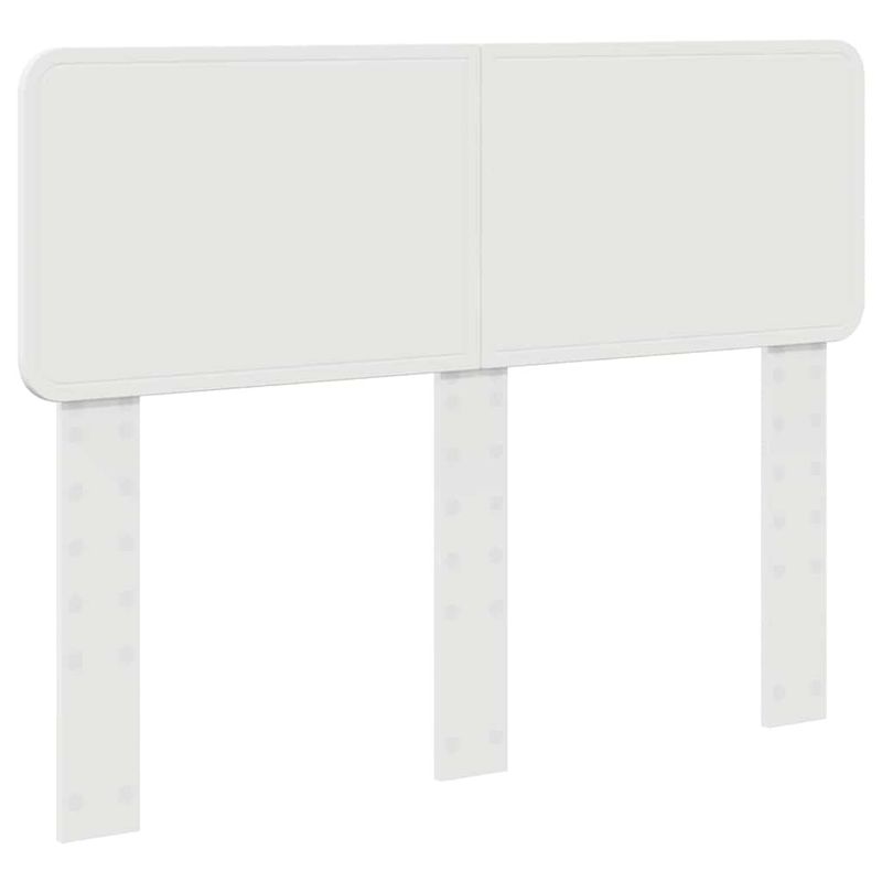 Casa si Gradina - Mobilier - Paturi si accesorii - Accesorii paturi - Tablie cu LED-uri, crem, 160x5x118/128 cm, piele ecologica - Infinity.ro