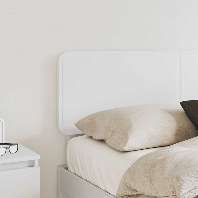 Casa si Gradina - Mobilier - Paturi si accesorii - Accesorii paturi - Tablie cu LED-uri, crem, 160x5x118/128 cm, piele ecologica - Infinity.ro