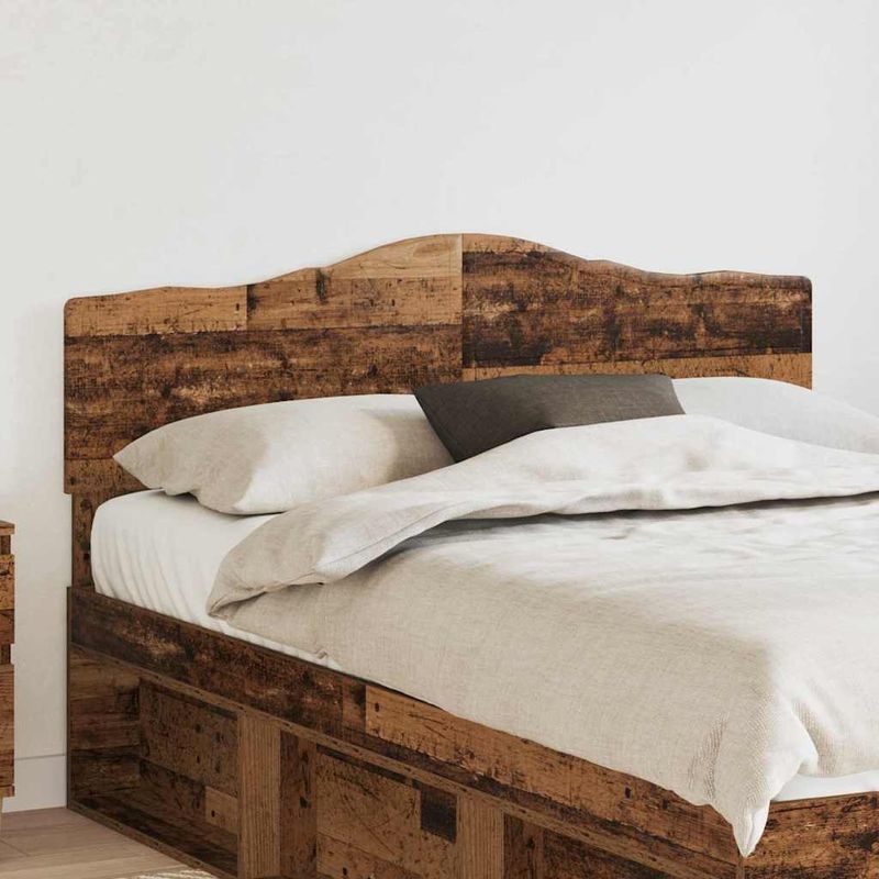 Casa si Gradina - Mobilier - Paturi si accesorii - Accesorii paturi - Tablie de pat cu aripioare gri inchis 183x23x78/88 cm catifea - Infinity.ro
