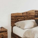 Casa si Gradina - Mobilier - Paturi si accesorii - Accesorii paturi - Tablie de pat cu aripioare gri inchis 183x23x78/88 cm catifea - Infinity.ro