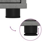 Casa si Gradina - Mobilier - Dulapuri si sifoniere - Dulapuri - Dulap de depozitare Gri din beton 60 x 48 x 57 cm Lemn compozit - Infinity.ro