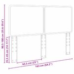 Casa si Gradina - Mobilier - Paturi si accesorii - Accesorii paturi - Tablie de depozitare Stejar negru 180 cm Lemn compozit - Infinity.ro