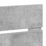 Casa si Gradina - Mobilier - Paturi si accesorii - Accesorii paturi - Tablie de pat cu nasturi gri deschis 90 cm catifea - Infinity.ro