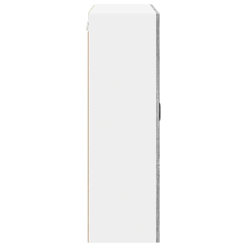 Casa si Gradina - Mobilier - Comode si corpuri - Corpuri bucatarie - Dulap suspendat de bucatarie cu usa Gri Sonoma 80 x 31 x 100 cm - Infinity.ro