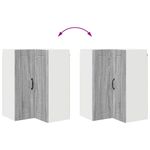 Casa si Gradina - Mobilier - Comode si corpuri - Corpuri bucatarie - Dulap de bucatarie Gri Sonoma 57 x 57 x 80 cm Lemn compozit - Infinity.ro