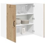 Casa si Gradina - Mobilier - Comode si corpuri - Corpuri bucatarie - Dulap de bucatarie cu raft Stejar Artizanal 80 x 31 x 80 cm - Infinity.ro