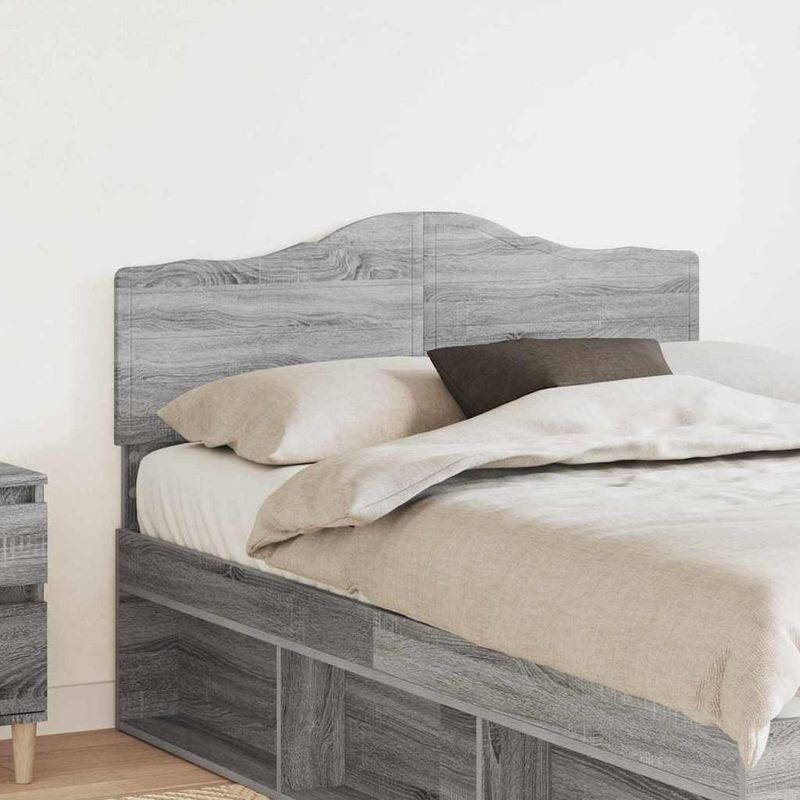 Casa si Gradina - Mobilier - Paturi si accesorii - Accesorii paturi - Tablie de pat cu aripioare crem 163x16x78/88 cm textil - Infinity.ro