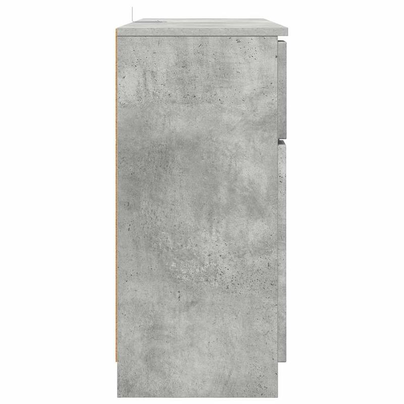 Casa si Gradina - Mobilier - Comode si corpuri - Comode - Bufet cu sertar Gri din beton 100 x 30 x 65,6 Lemn compozit - Infinity.ro