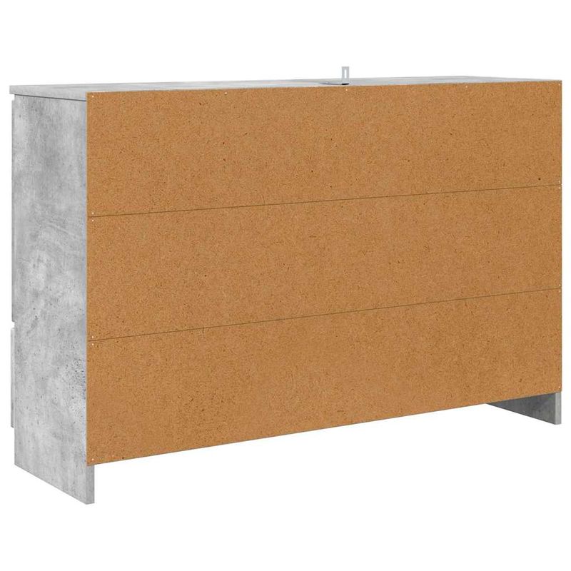 Casa si Gradina - Mobilier - Comode si corpuri - Comode - Bufet cu sertar Gri din beton 100 x 30 x 65,6 Lemn compozit - Infinity.ro