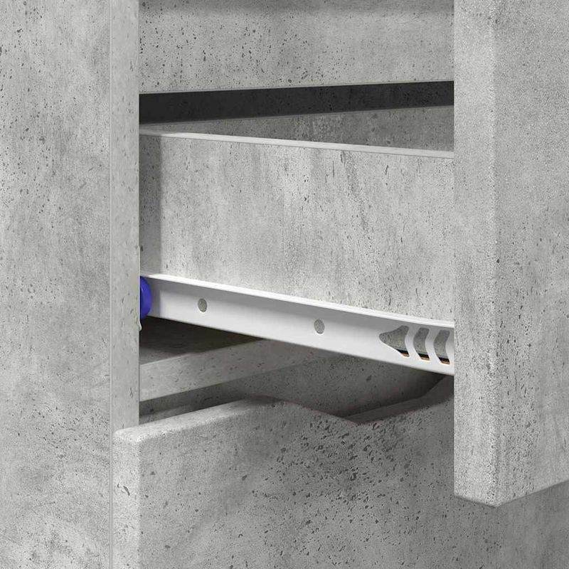 Casa si Gradina - Mobilier - Comode si corpuri - Comode - Bufet cu sertar Gri din beton 100 x 30 x 65,6 Lemn compozit - Infinity.ro