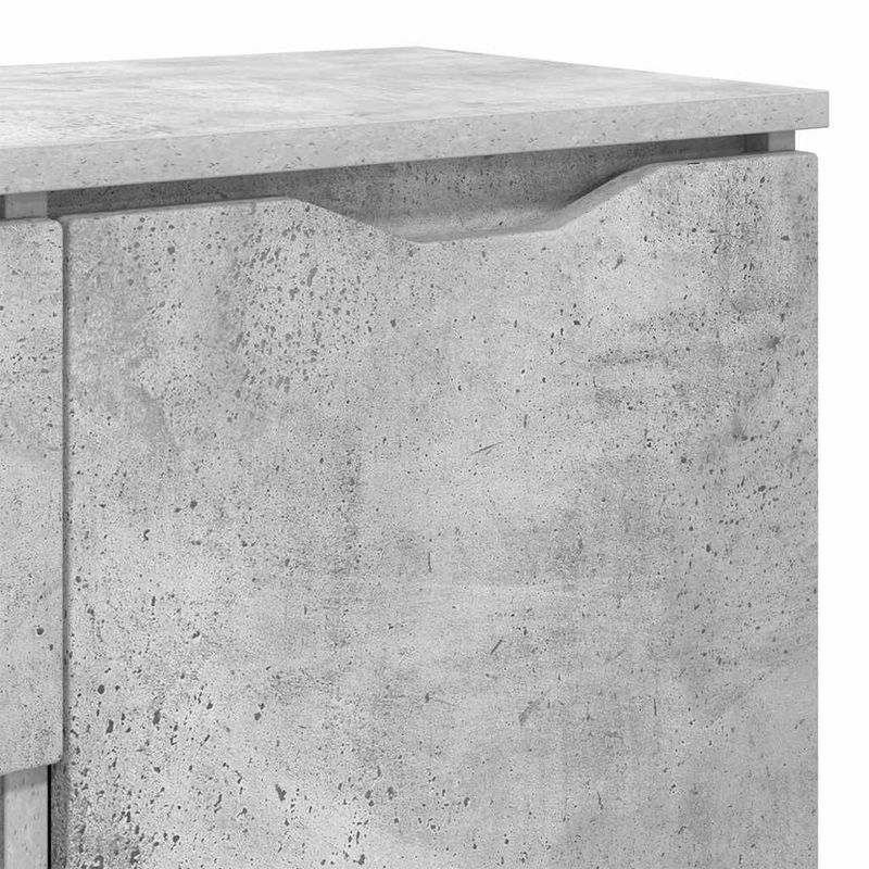 Casa si Gradina - Mobilier - Comode si corpuri - Comode - Bufet cu sertar Gri din beton 100 x 30 x 65,6 Lemn compozit - Infinity.ro